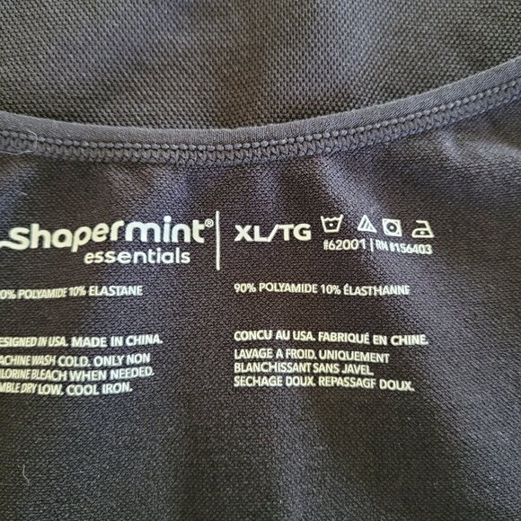 Shapermint Essentials All Day Every Day Scoop Neck Cami - Size XL - Black - Picture 2 of 2